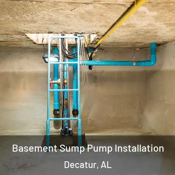  Basement Sump Pump Installation Decatur, AL