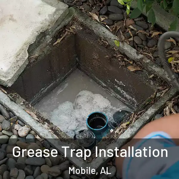  Grease Trap Installation Mobile, AL